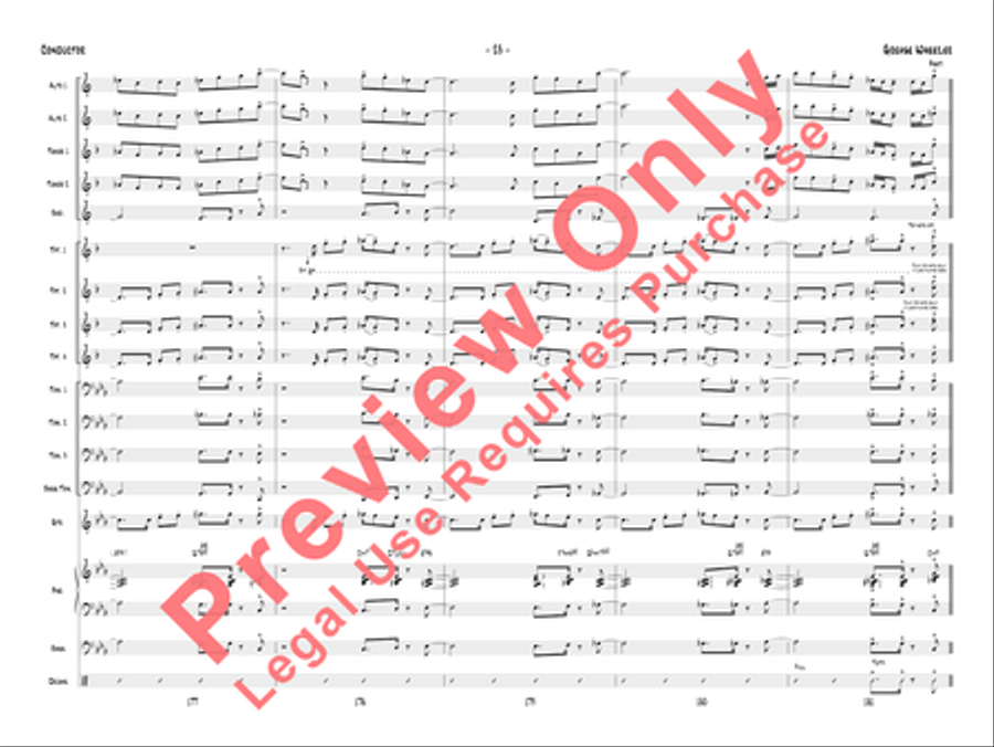 Grease Wheezer Jazz Ensemble scores gallery preview page 26