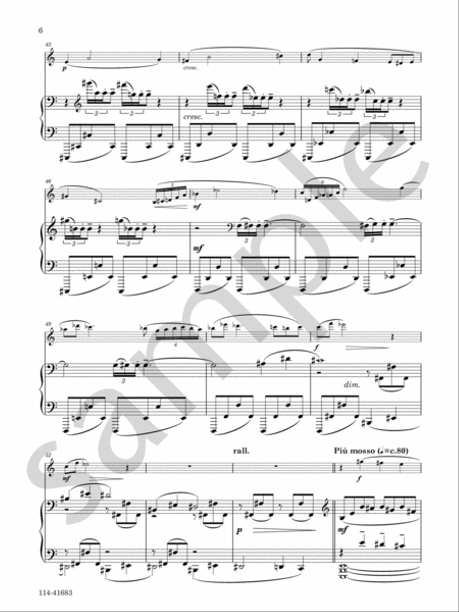 Elegy Chamber Music scores gallery preview page 6