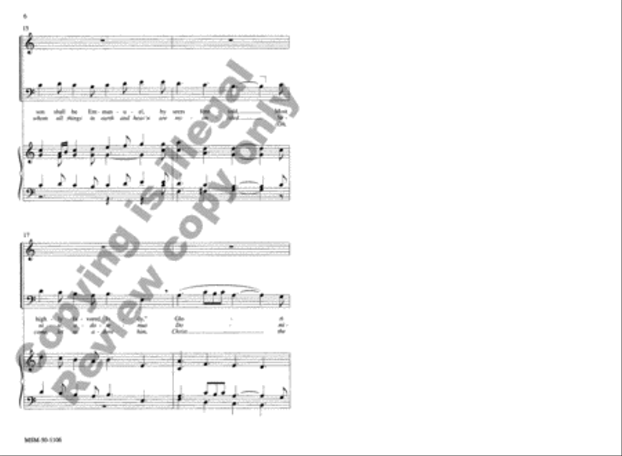 Gabriel's Message The Journey of the Magi 3-Part scores gallery preview page 6