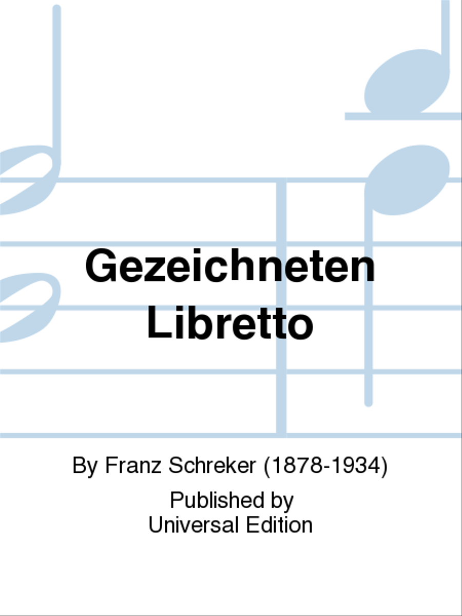Gezeichneten Libretto Libretti scores gallery preview page 1