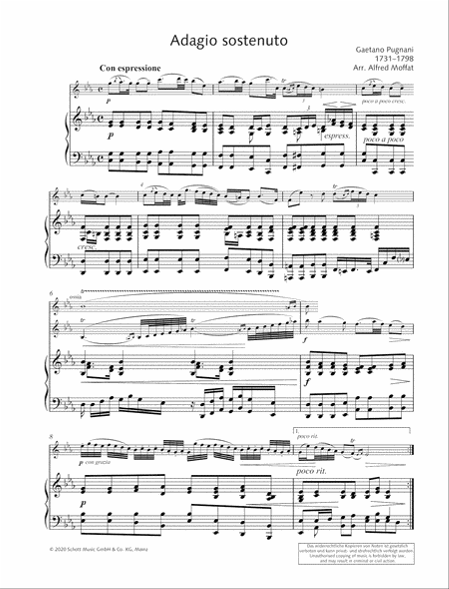 Joy of Music – Discoveries from the Schott Archives Violin Solo scores gallery preview page 6