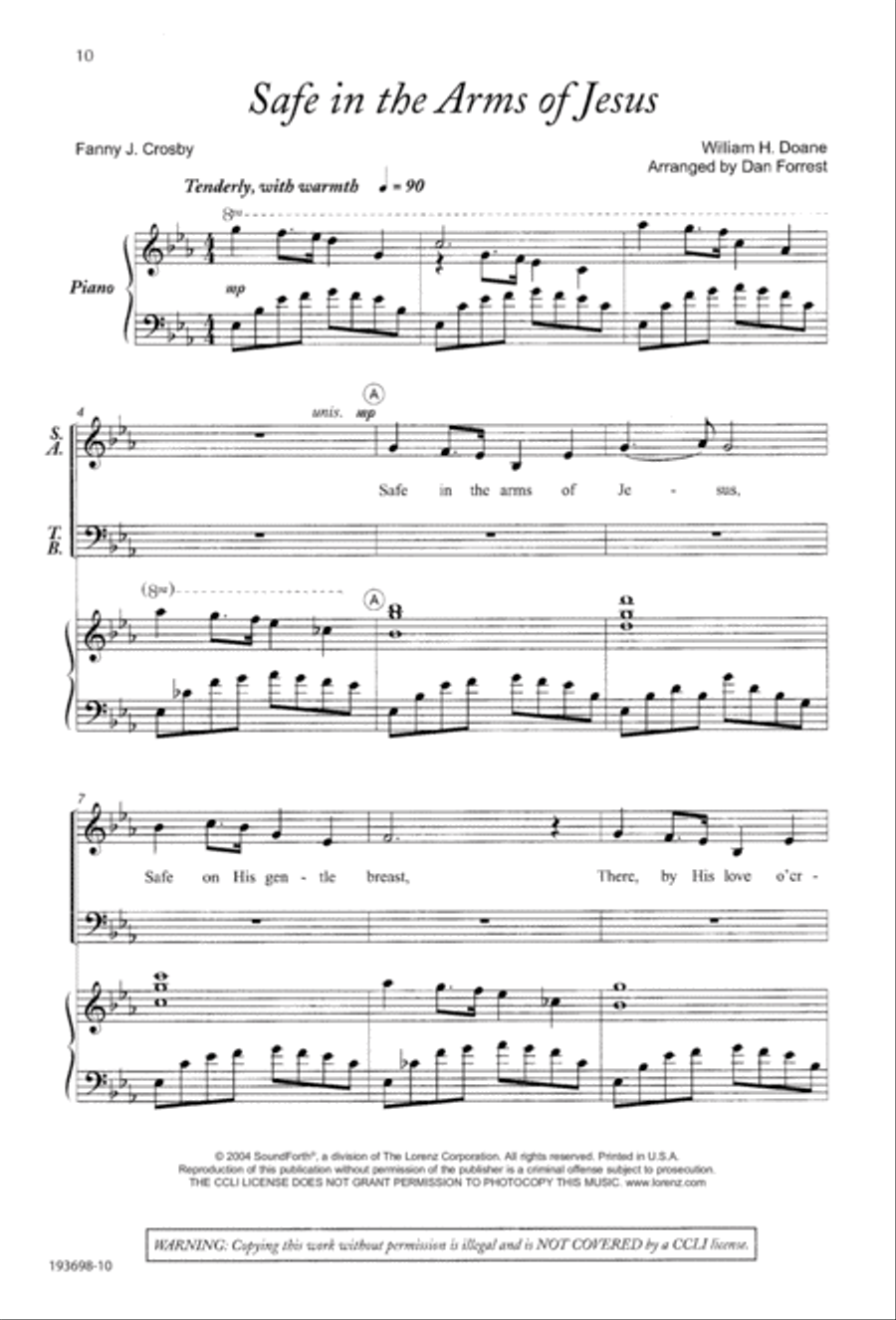 Trust and Obey 4-Part scores gallery preview page 14