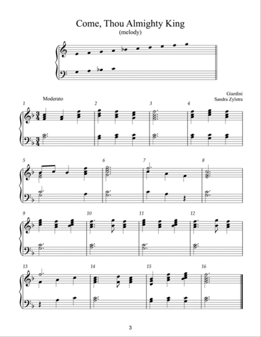Easy Handbell Hymns -Book 2 (2 octave handbells) 2-Octaves scores gallery preview page 6