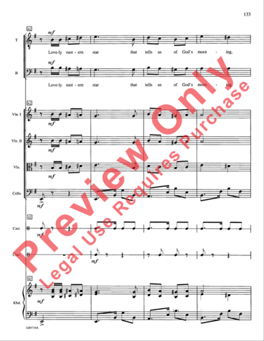 A Festival of Lessons and Carols Choir scores gallery preview page 134