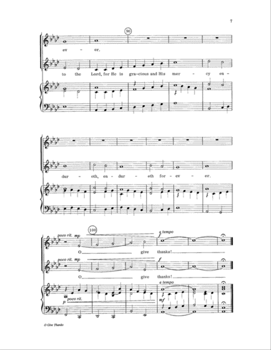O Give Thanks 2-Part scores gallery preview page 7