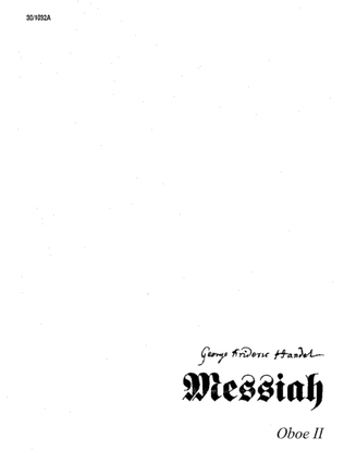 Messiah - Oboe II