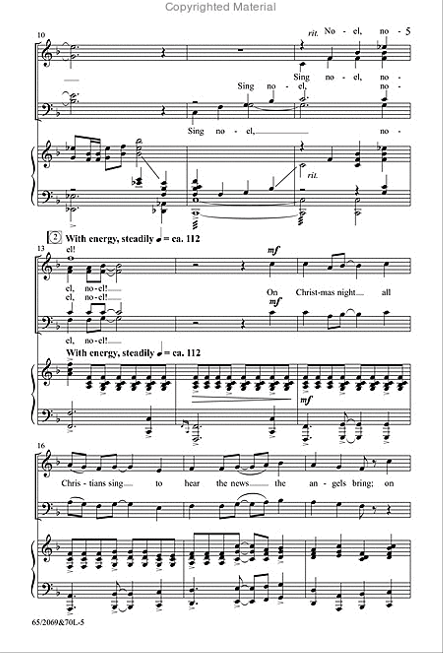 A Noel Celebration 4-Part scores gallery preview page 3
