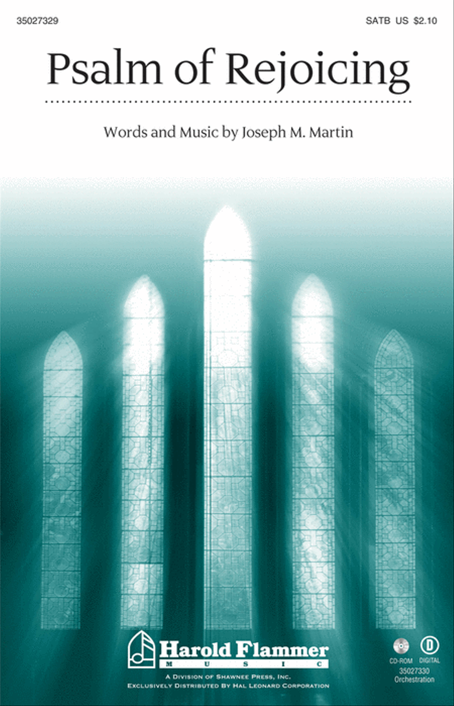 Psalm of Rejoicing 4-Part scores gallery preview page 1