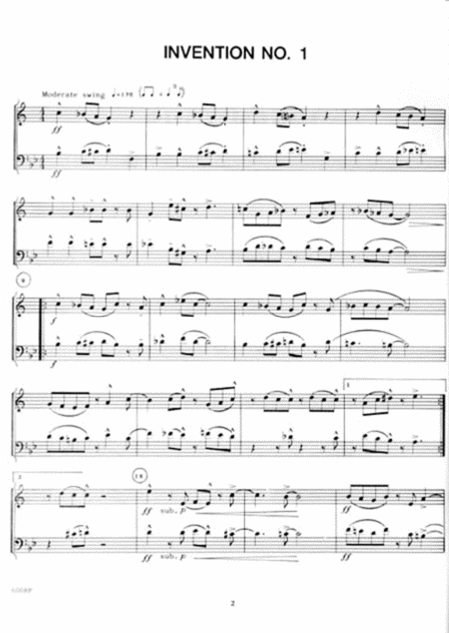 10 Jazz Inventions Brass Duet scores gallery preview page 2