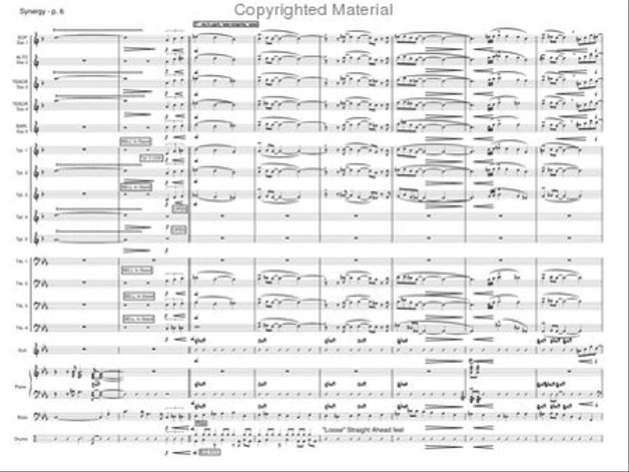 Synergy Jazz Ensemble scores gallery preview page 5