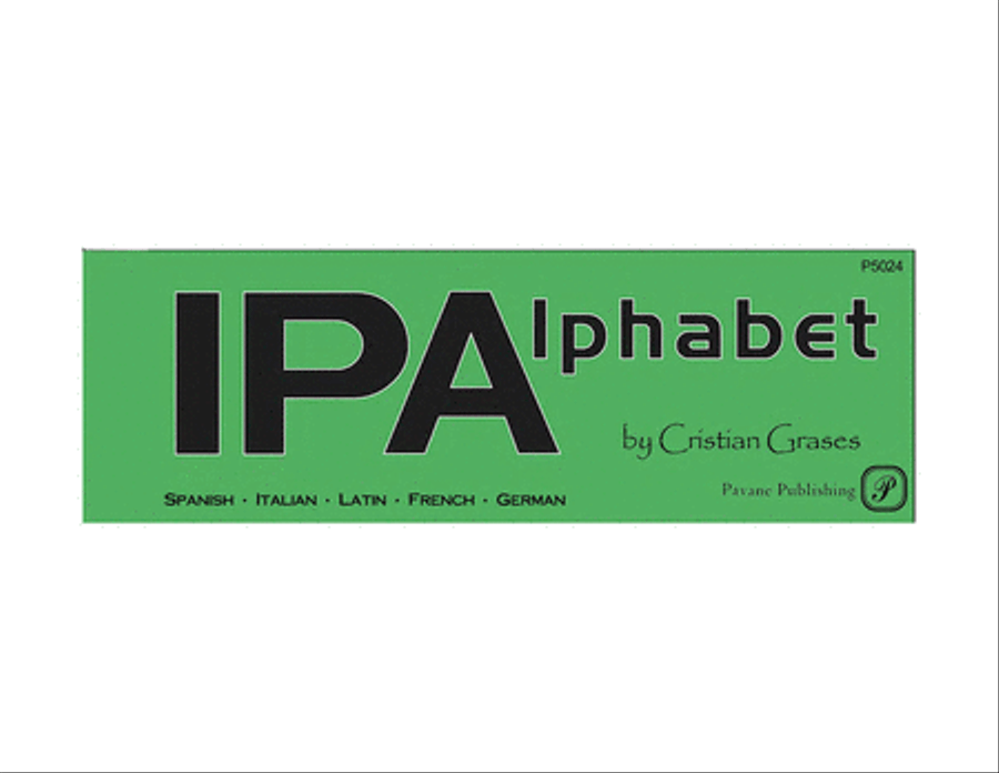 Book cover for IPA Alphabet