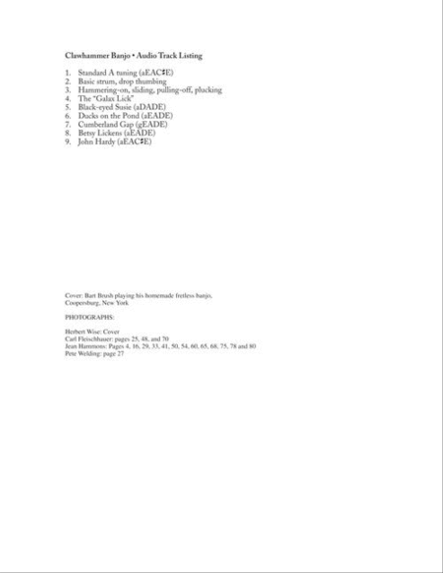 Clawhammer Banjo Acoustic Guitar scores gallery preview page 3