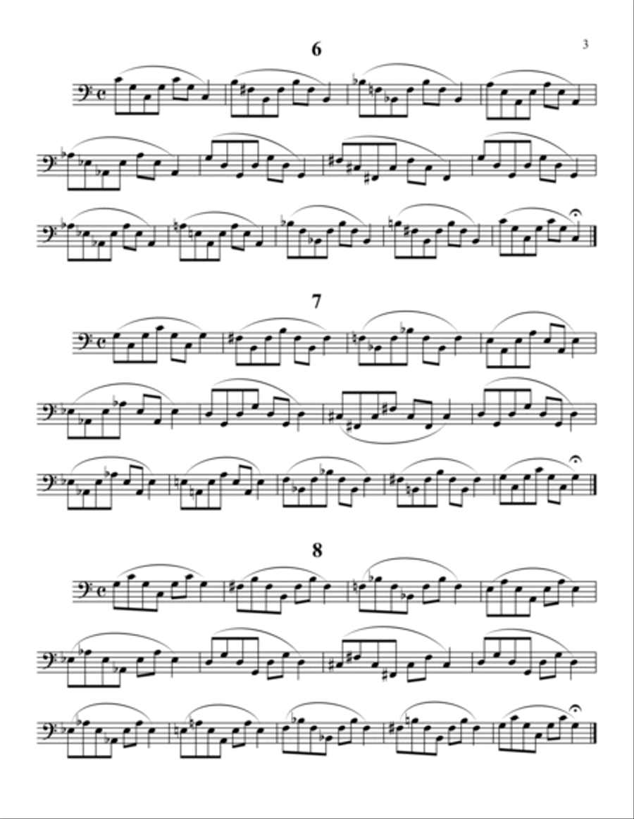 Low Horn Flexibility Studies Horn scores gallery preview page 3