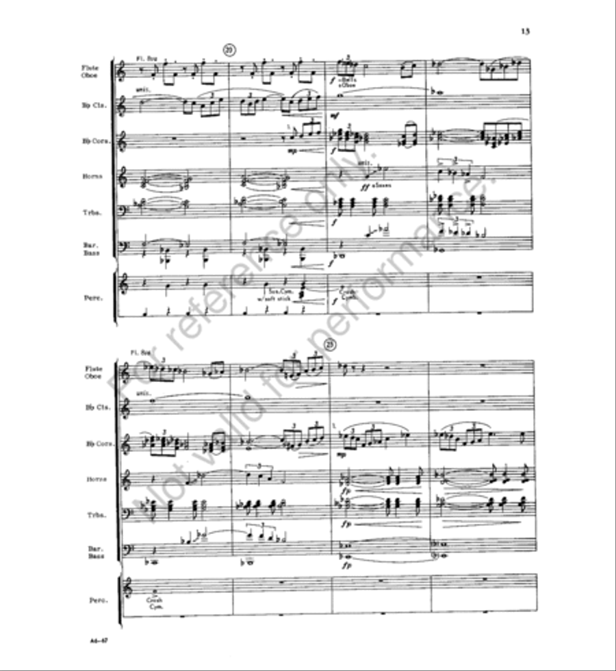 Three Christmas Miniatures Concert Band scores gallery preview page 12