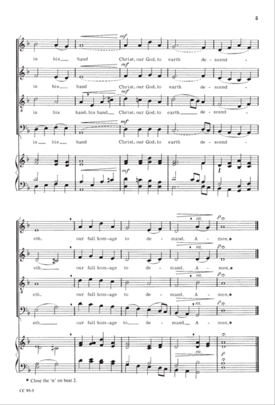 The Celebration 4-Part scores gallery preview page 5