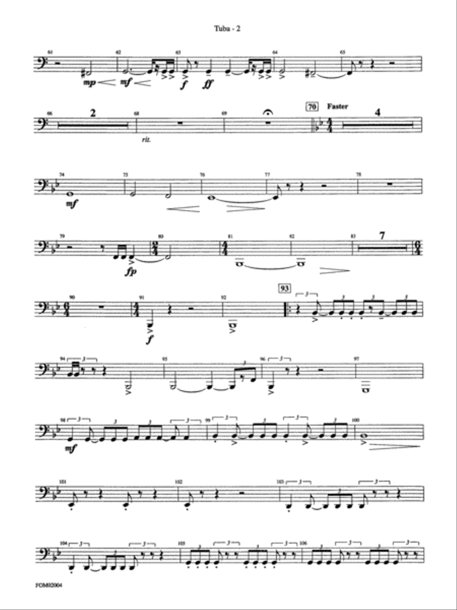 Band of Brothers: Tuba Band of Brothers: Tuba Full Orchestra scores gallery preview page 2