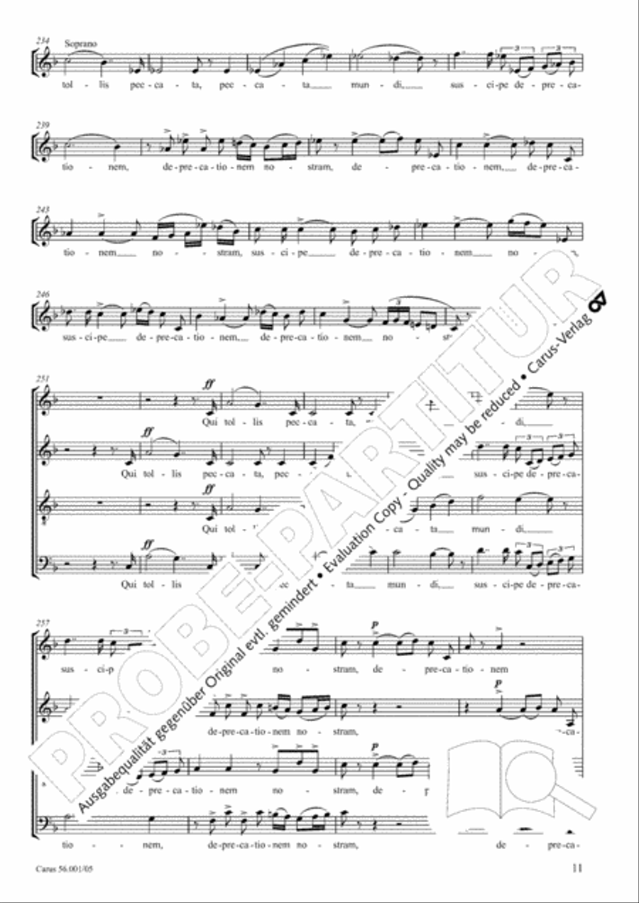 Edizione Nazionale delle Opere di Giacomo Puccini. III. Vocal music; 2. Messa a 4 voci (vol. III/2) 4-Part scores gallery preview page 12