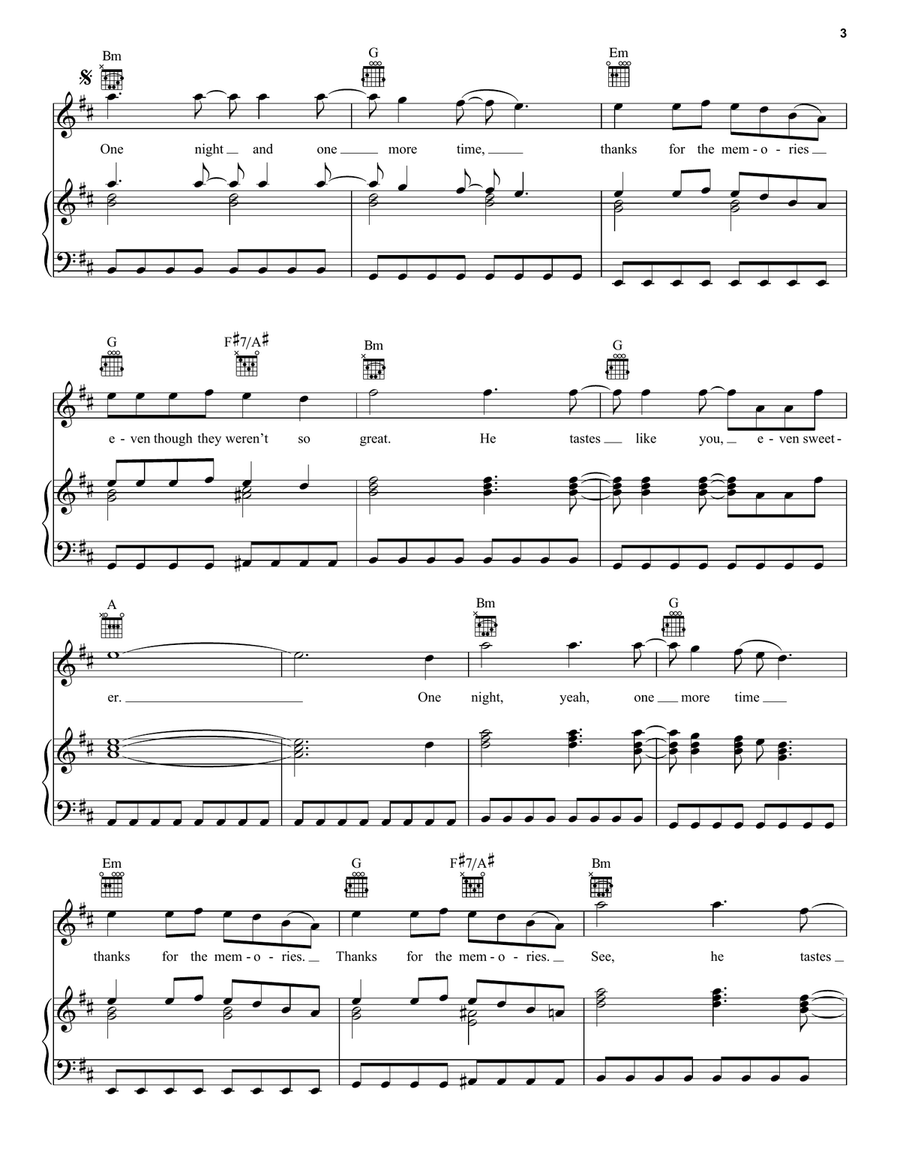 Thnks Fr Th Mmrs Thnks Fr Th Mmrs Acoustic Guitar scores gallery preview page 3
