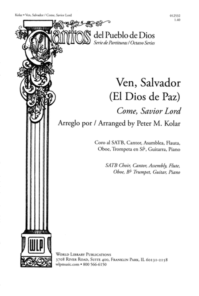 Ven, Salvador / Come, Savior Lord image number null