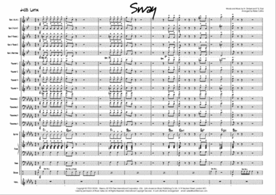 Sway Big Band scores gallery preview page 2