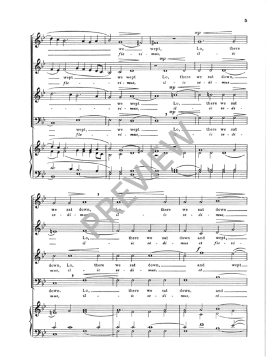 By the River of Babylon By the River of Babylon 4-Part scores gallery preview page 6