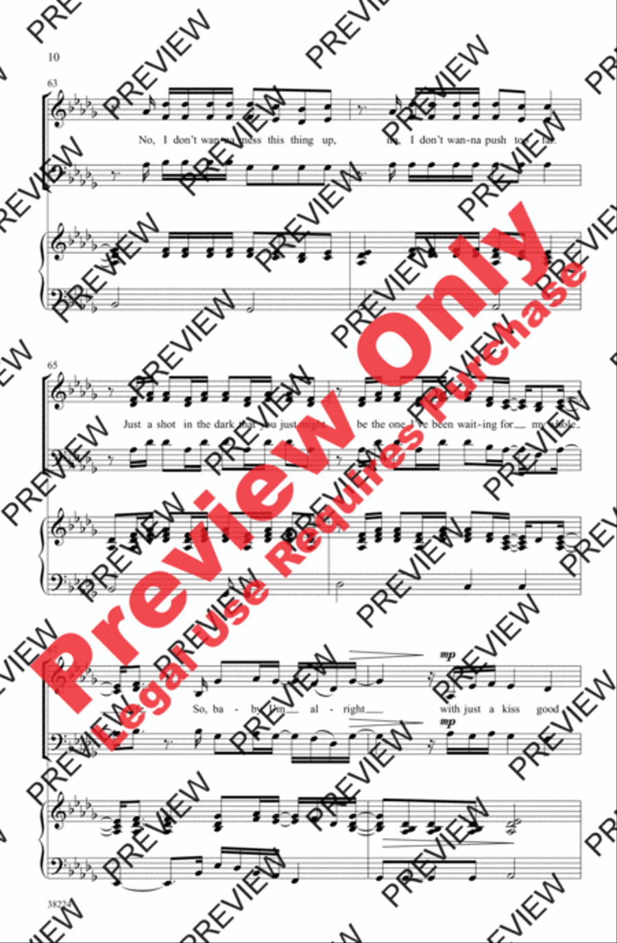 I Run to You: The Hits of Lady Antebellum 3-Part scores gallery preview page 10