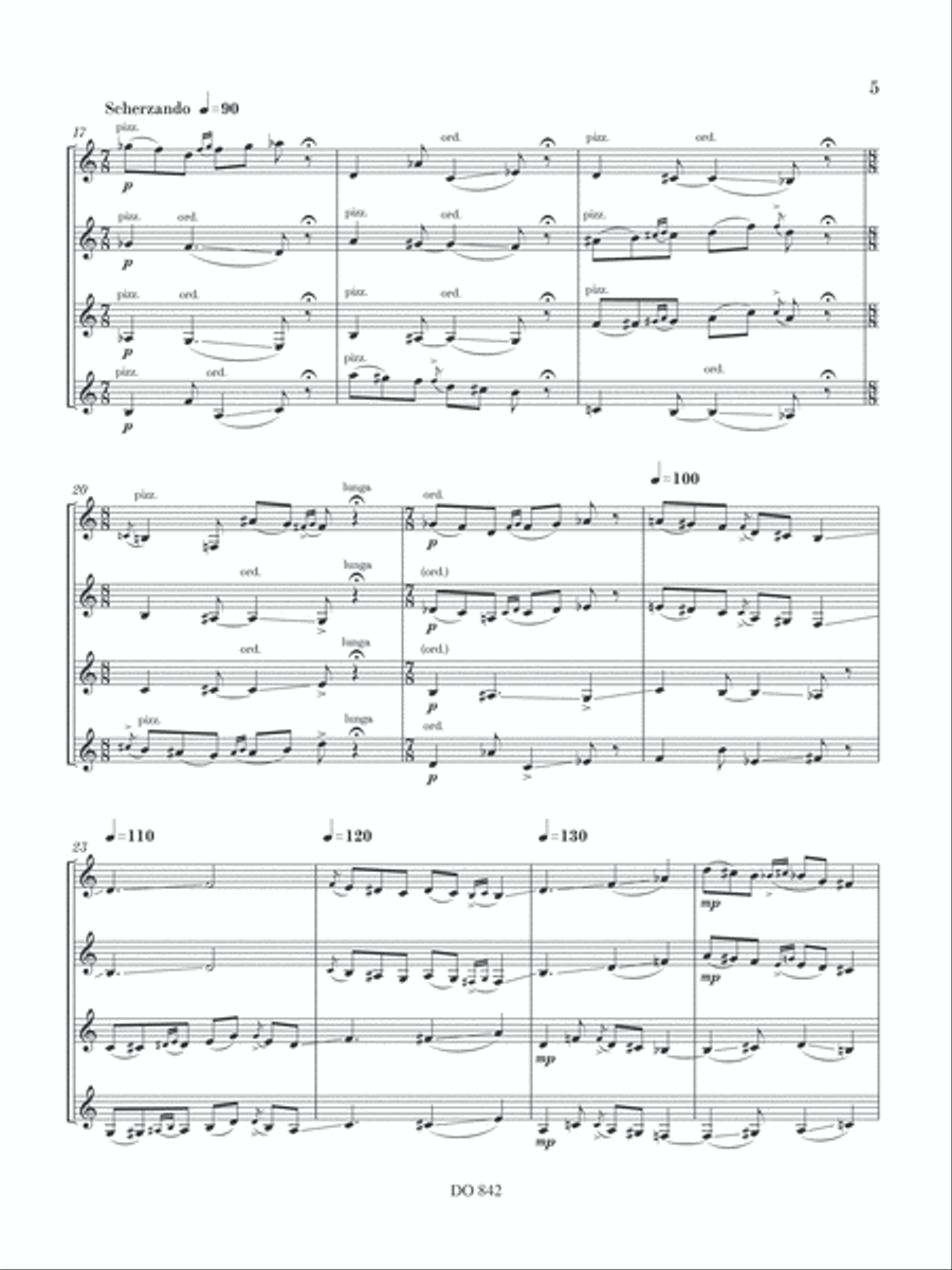 Swirling Modes Guitar Ensemble scores gallery preview page 5