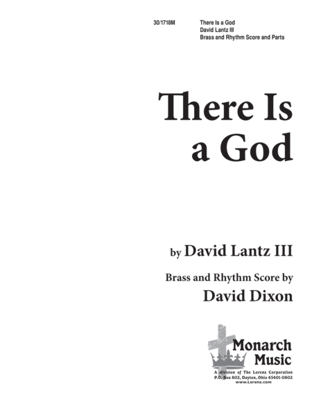 There is a God - Brass/Rhythm Score and Parts