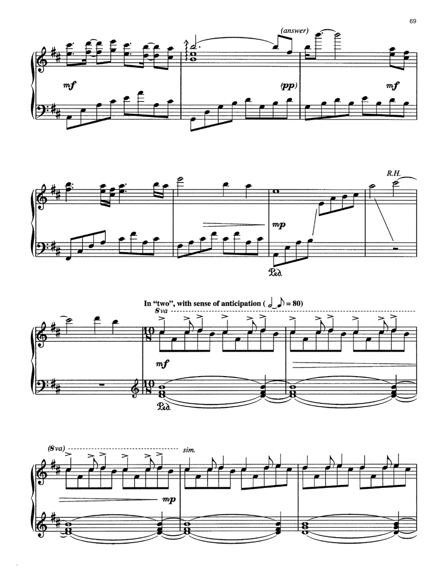 Nostalgia Piano Solo scores gallery preview page 4