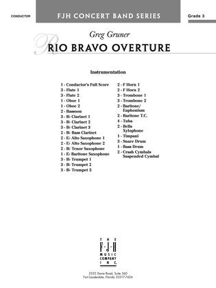 Rio Bravo Overture: Score
