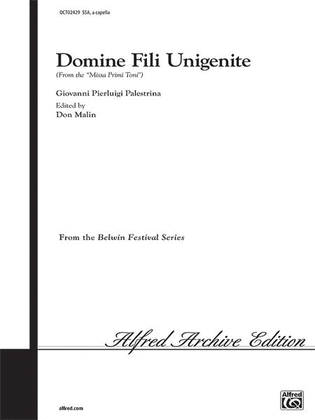 Domine Fili Unigenite (from Missa Primi Toni)