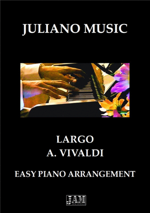 Book cover for LARGO FROM "WINTER" (EASY PIANO - C VERSION) - A. VIVALDI