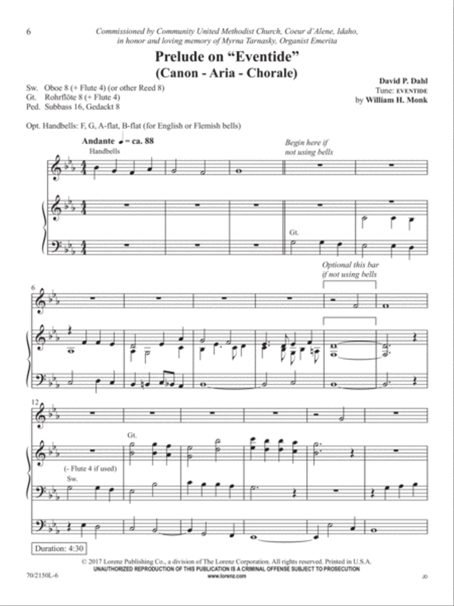 The Sacred Organ Library, Vol. 4 Organ Solo scores gallery preview page 4
