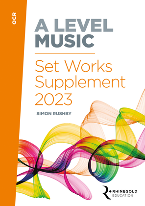 Book cover for OCR A Level Set Works Supplement 2023