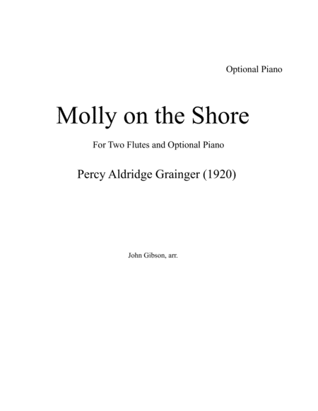 Molly on the Shore - flute duet image number null