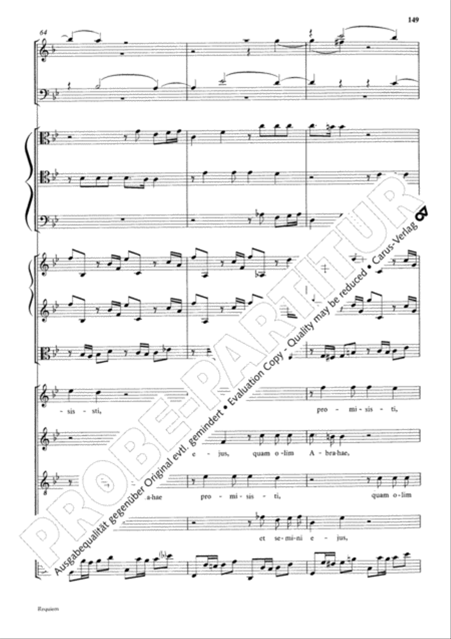 Requiem Requiem 4-Part scores gallery preview page 156