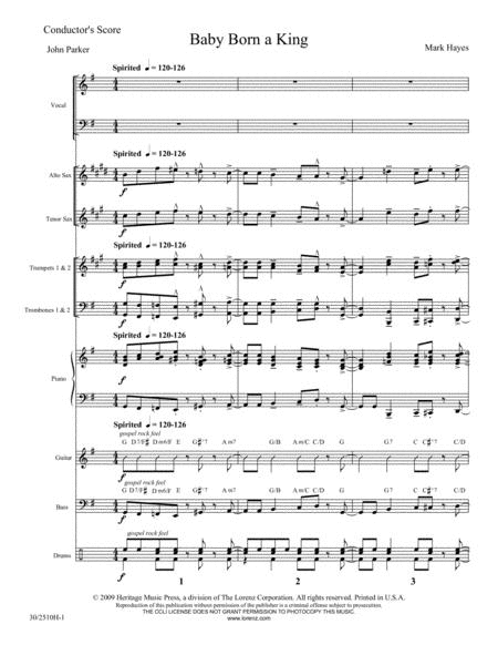 Baby Born a King - Instrumental Ensemble Score and Parts