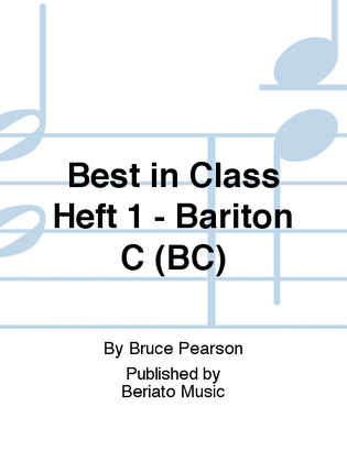 Best in Class Heft 1 - Bariton C (BC)