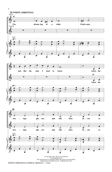 White Christmas (Choral Medley) (arr. Mac Huff)