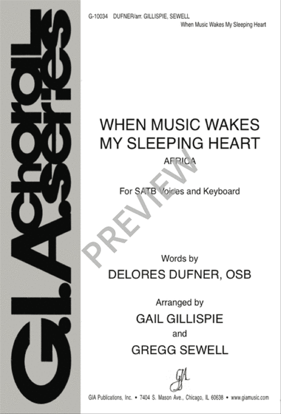 When Music Wakes My Sleeping Heart 4-Part scores gallery preview page 2