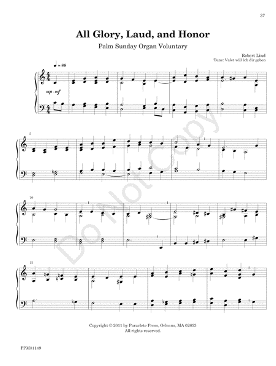 Organ Works for the Church Year Organ scores gallery preview page 43
