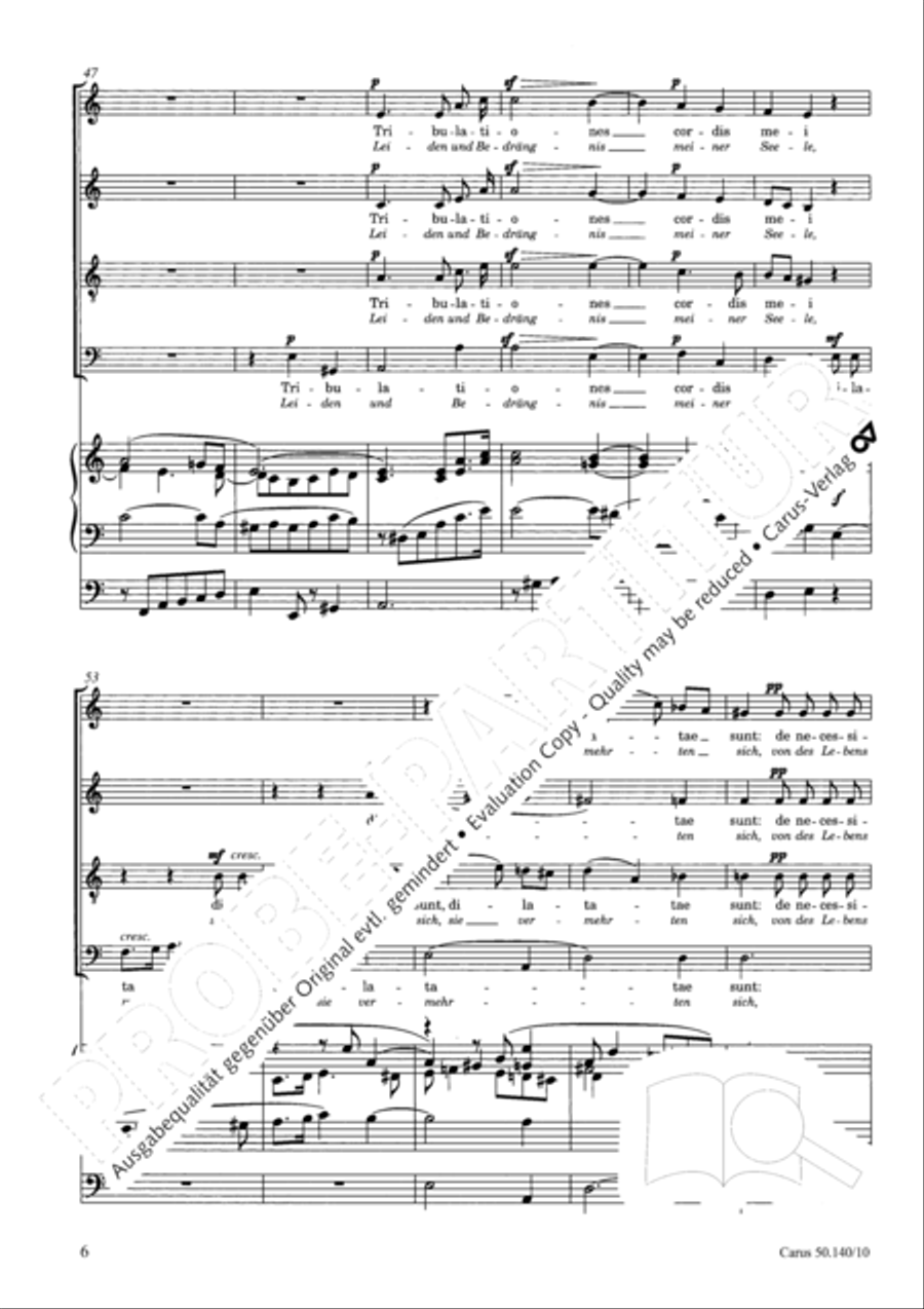 Tribulationes 4-Part scores gallery preview page 7