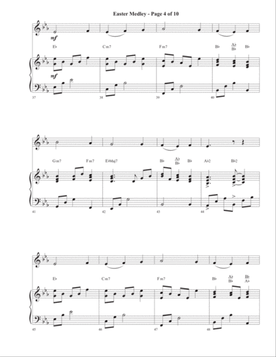Easter Medley - Trumpet image number null