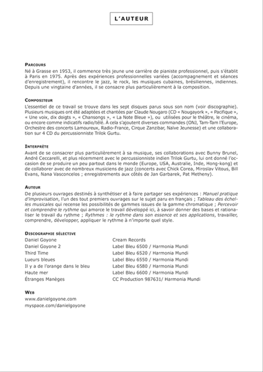 Les Cahiers du rythme - Volume 2: Binaire, ternaire et claves Score scores gallery preview page 8