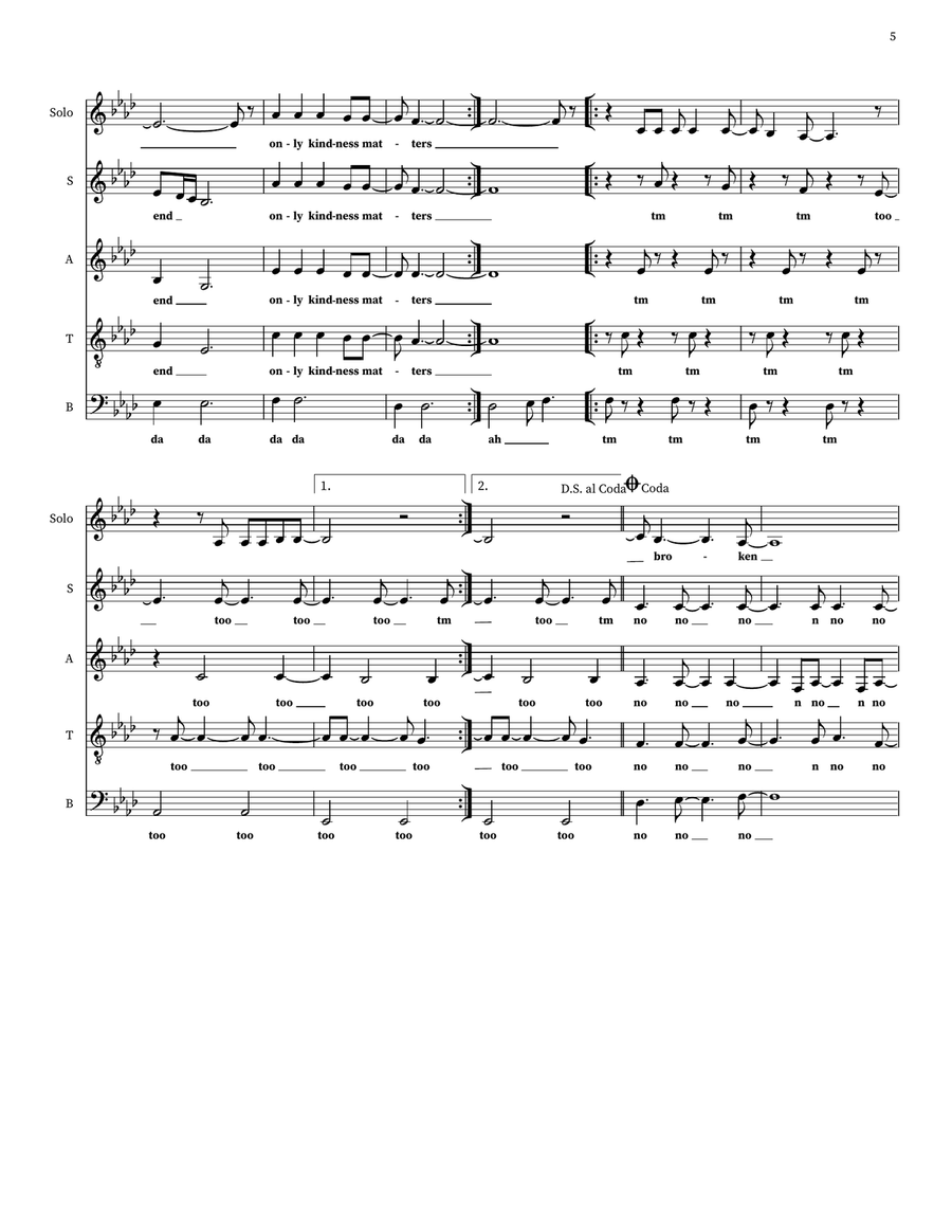 Hands 4-Part scores gallery preview page 5