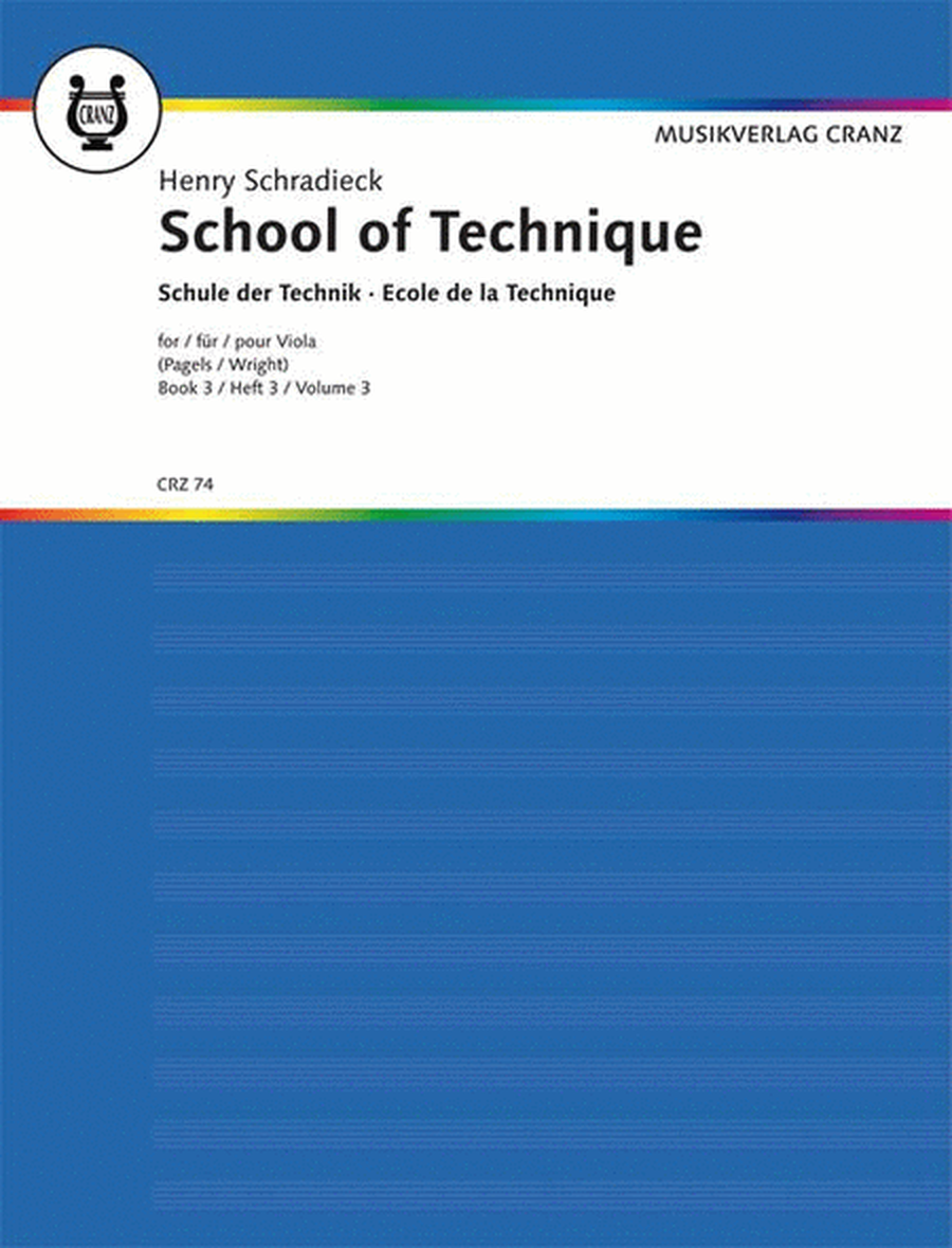 School of Viola Technique – Volume 3