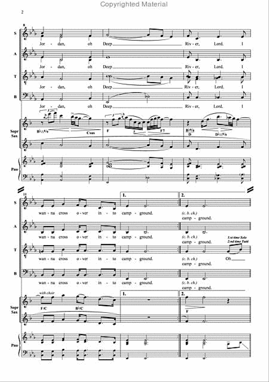 Deep River Deep River Divisi scores gallery preview page 3