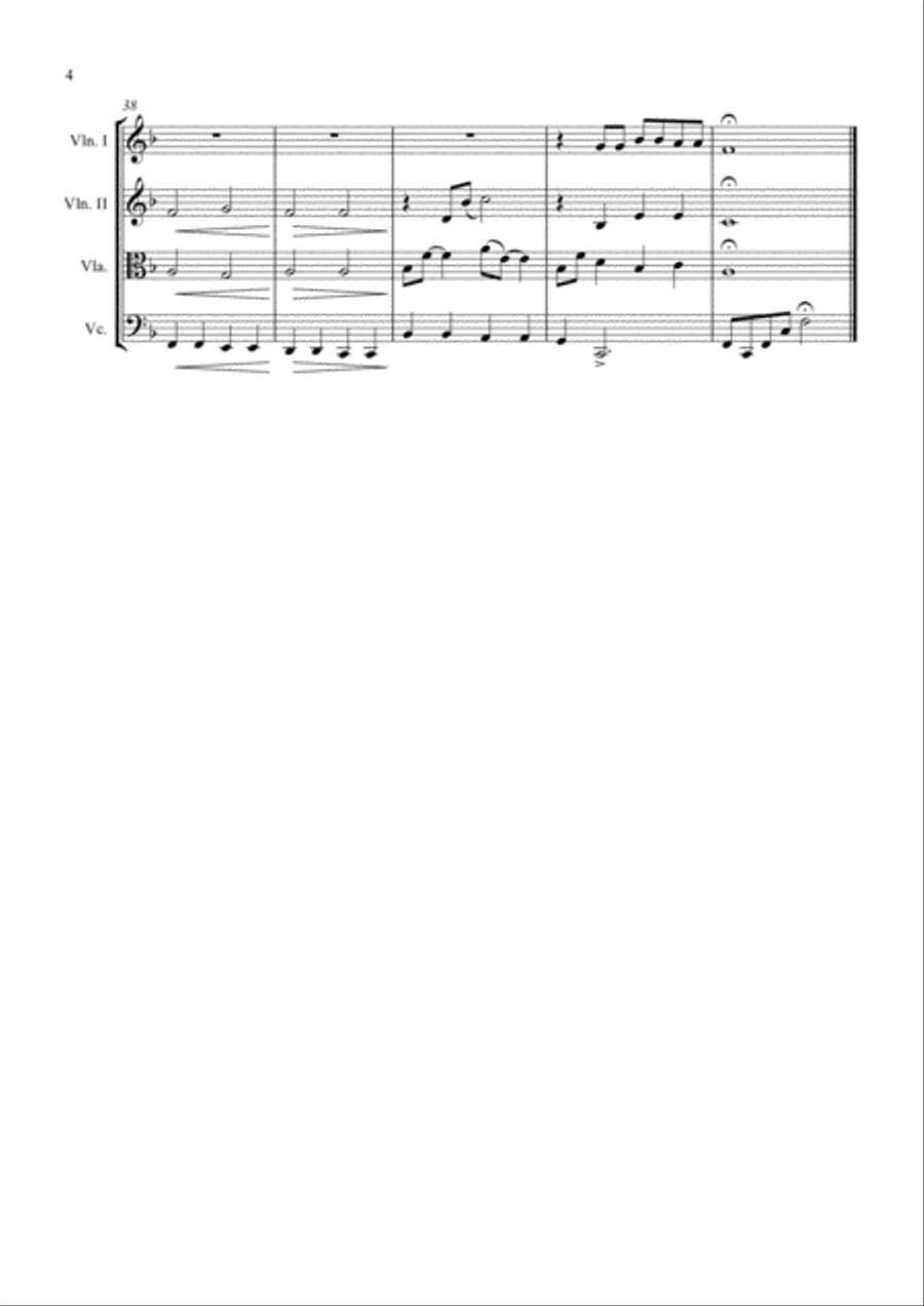 Always On My Mind Always On My Mind String Quartet scores gallery preview page 4
