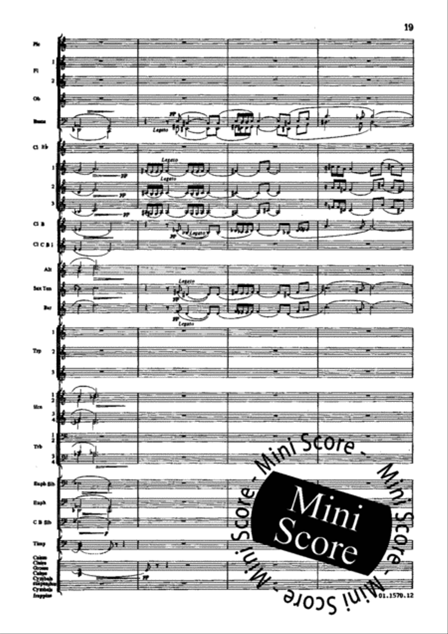 Poeme du Feu Concert Band scores gallery preview page 25