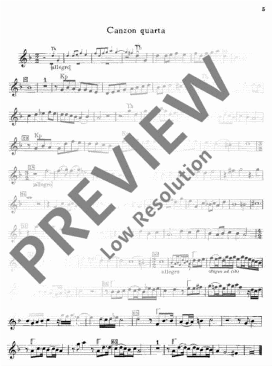 Canzoni a due canti col basso continuo Basso Continuo scores gallery preview page 6